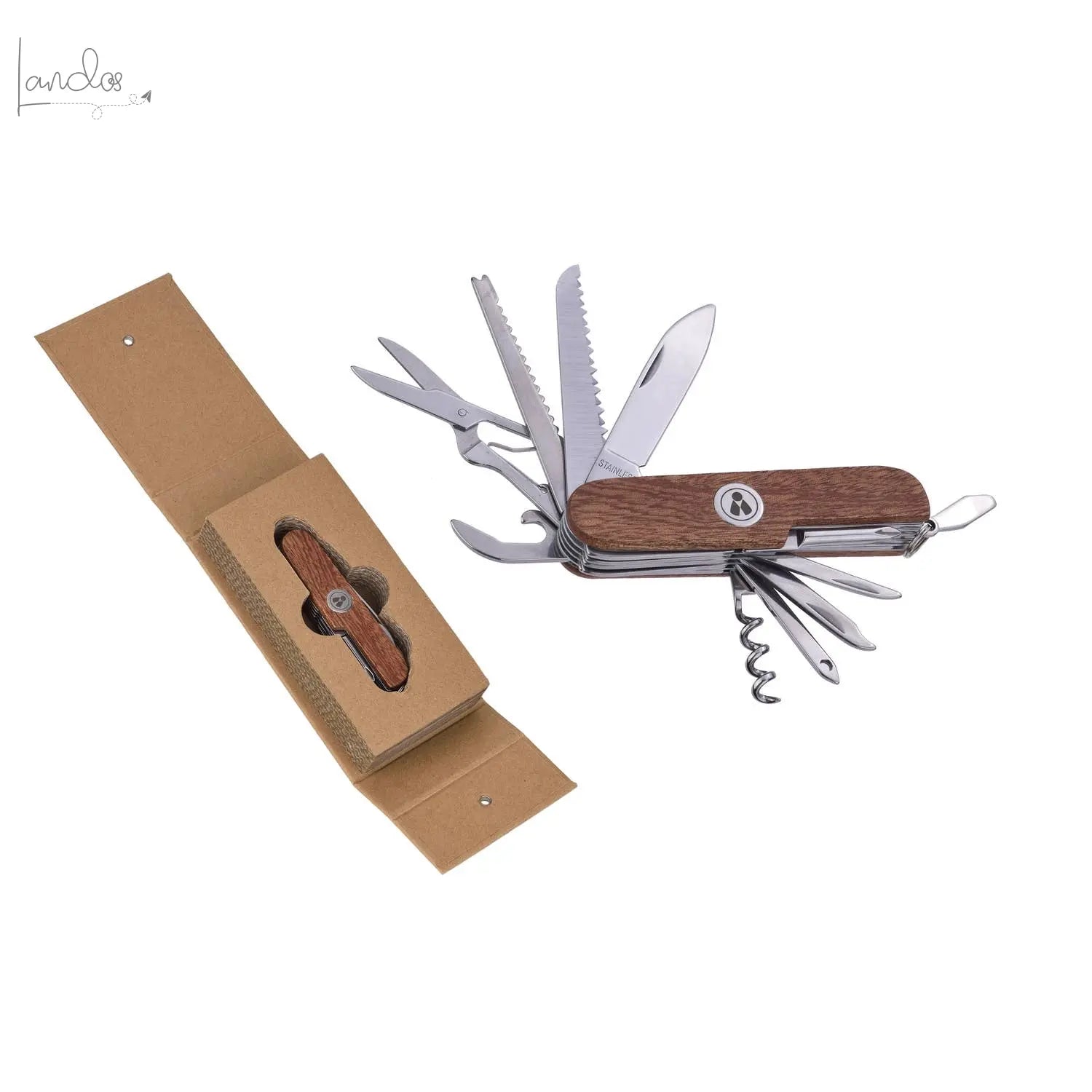 Laguiole Heritage Multifunktionsmesser mit Griff aus Rosenholz Laguiole