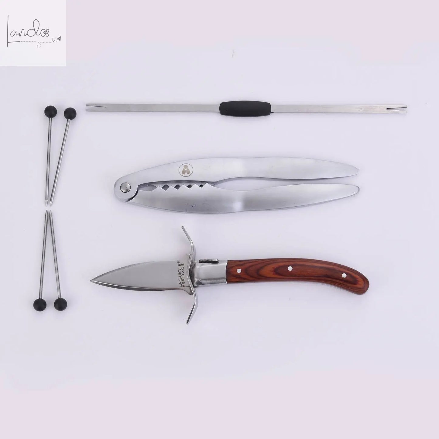 Laguiole Meeresfrüchte-Set – 7 Teile Laguiole