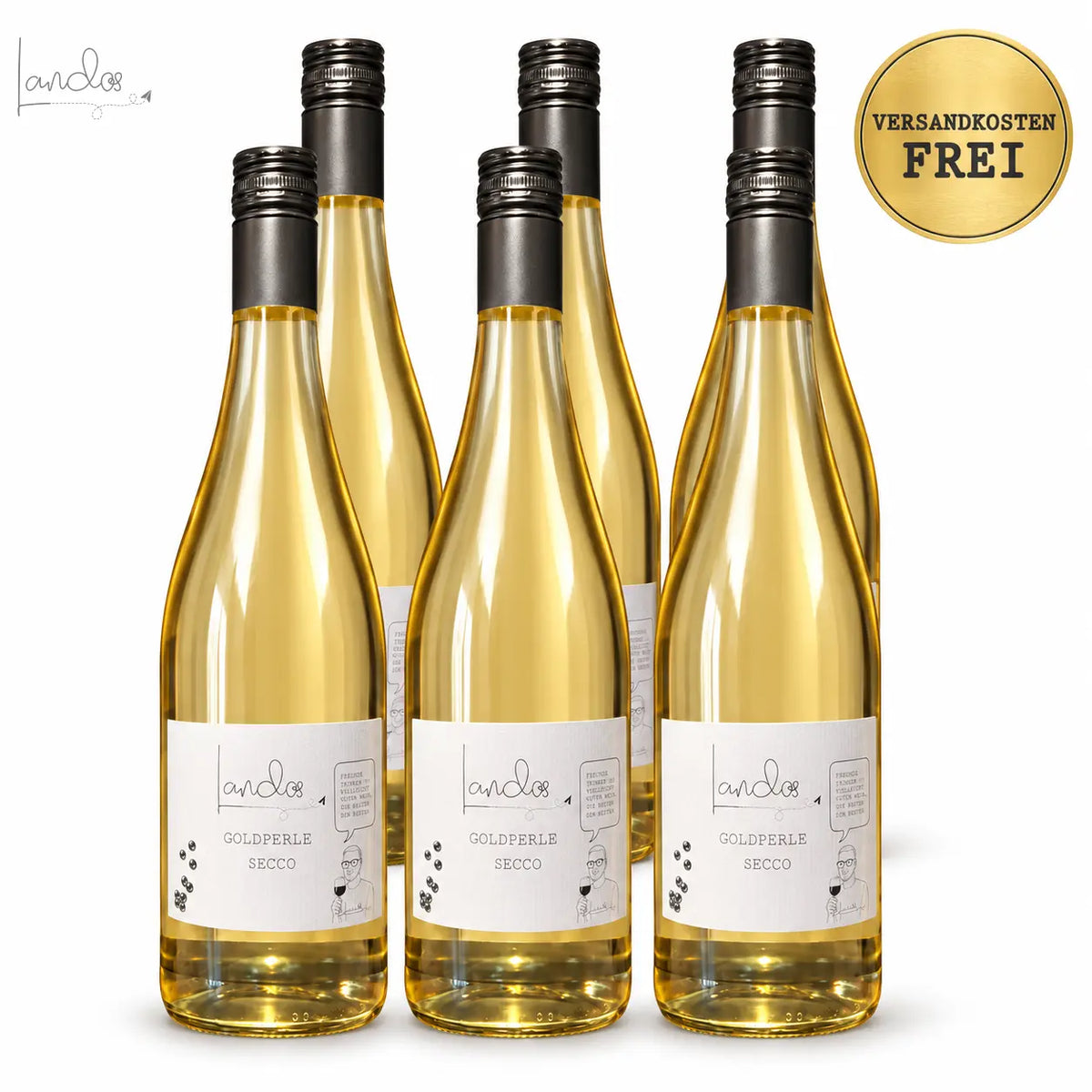 Lando’s Goldperle Secco – 6er-Kiste, versandkostenfrei