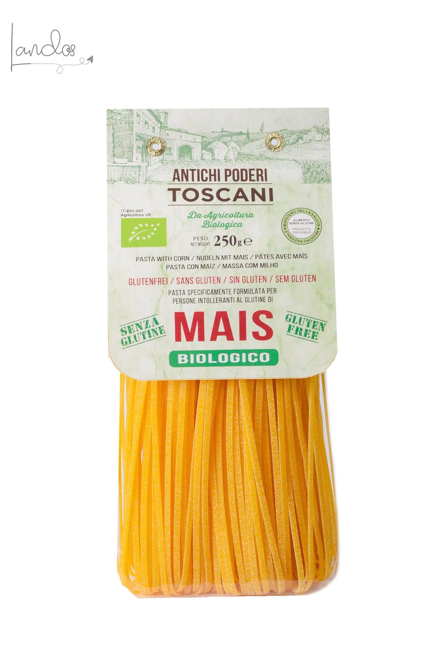Linguine 100% Mais Glutenfrei italienische handwerkliche g.250 Antico Pastificio Morelli 1860