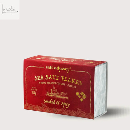 Meersalz-Flocken, scharf und geräuchert, 75 g Salt Odyssey