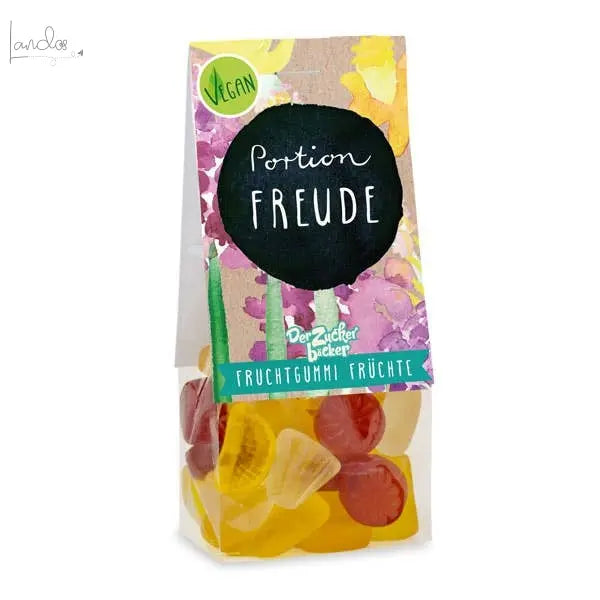 Naschbeutel Portion Freude Fruchtgummi Vegan Der Zuckerbäcker