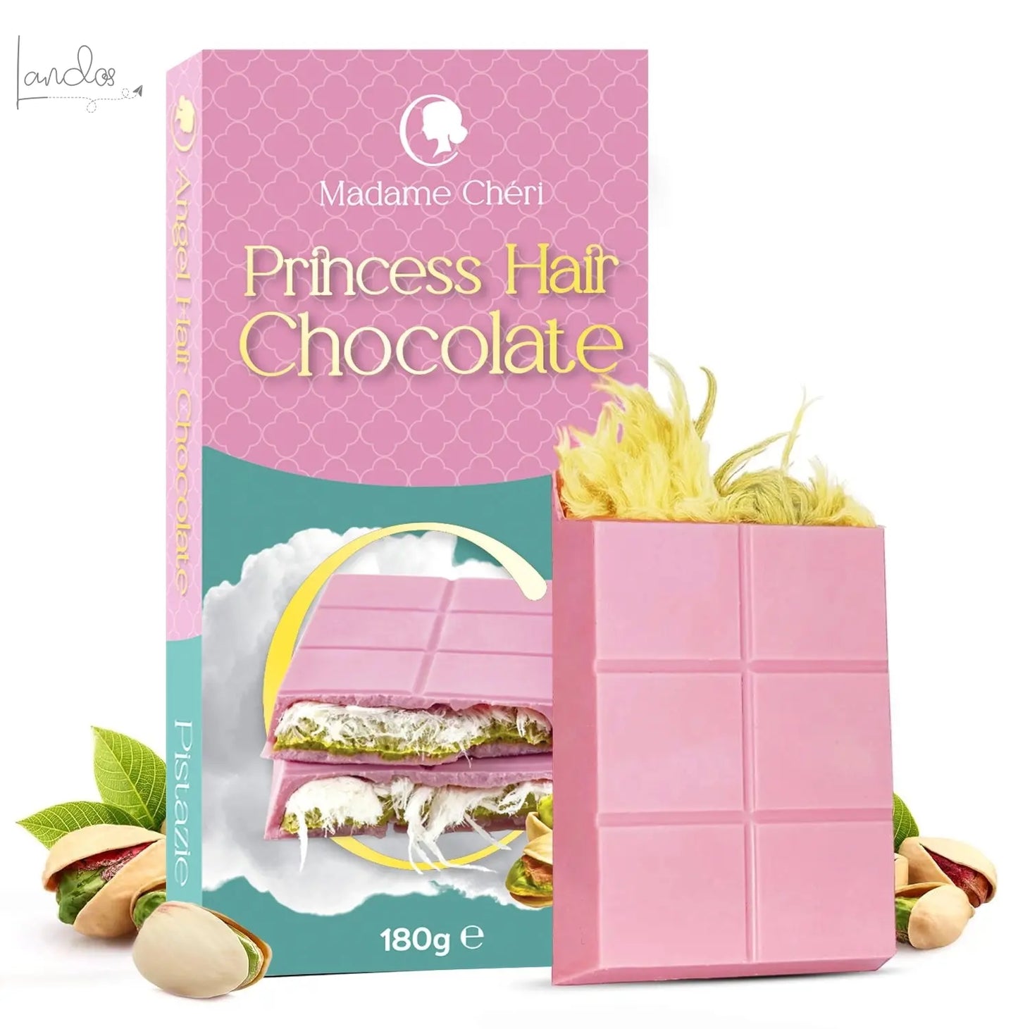 Princess Hair Schokolade – Pistazie & Pişmaniye | 180 g Kaffee und Schokolade GmbH