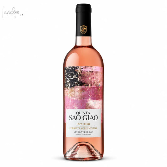 Quinta São Gião Rosé – Flasche auf weißem Hintergrund