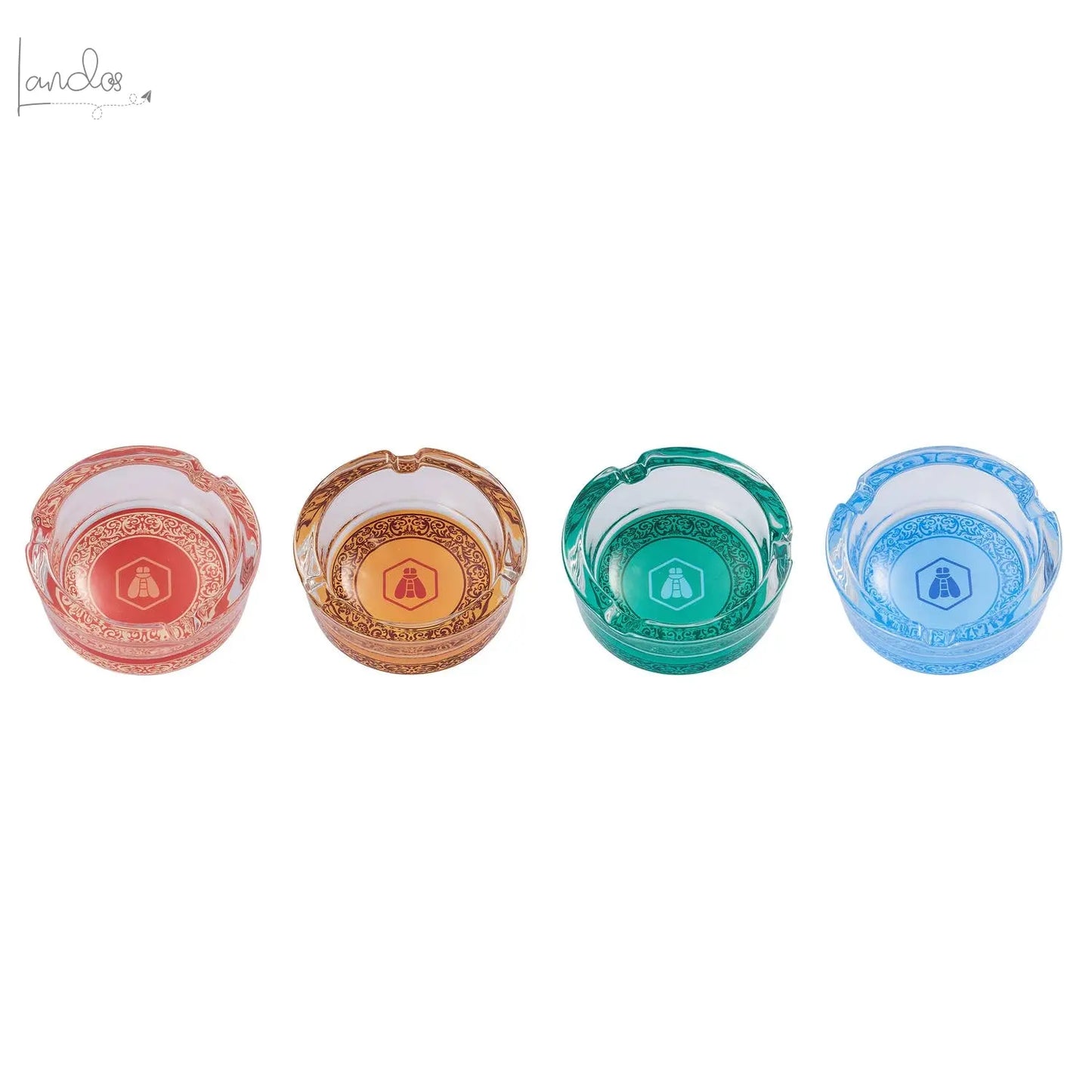 Runder Aschenbecher aus Glas von Laguiole Laguiole
