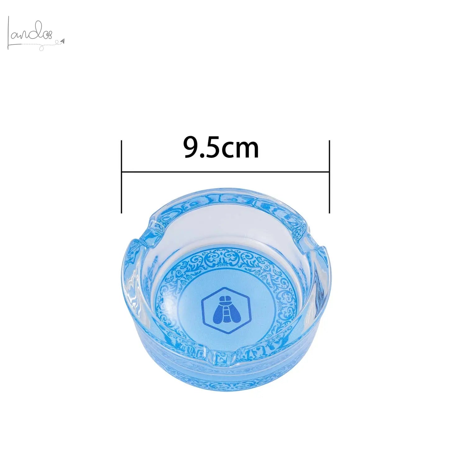 Runder Aschenbecher aus Glas von Laguiole Laguiole