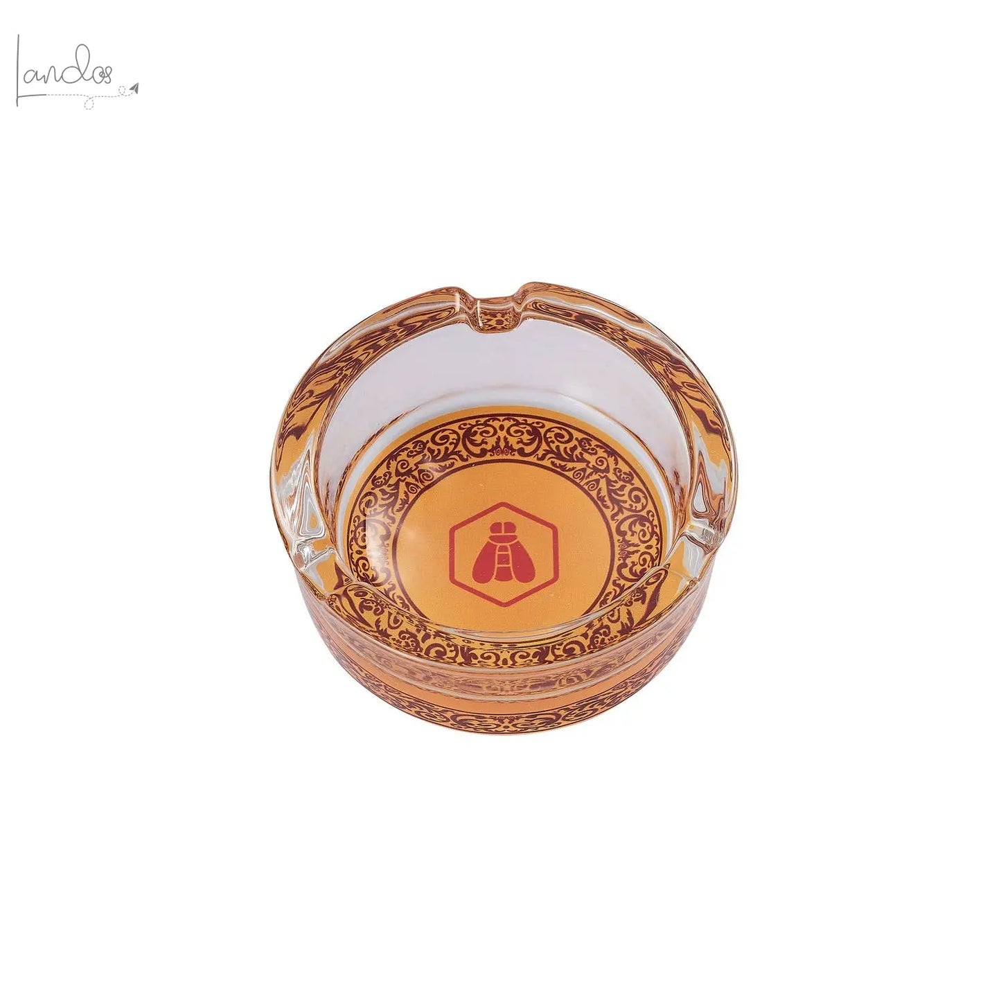 Runder Aschenbecher aus Glas von Laguiole Laguiole