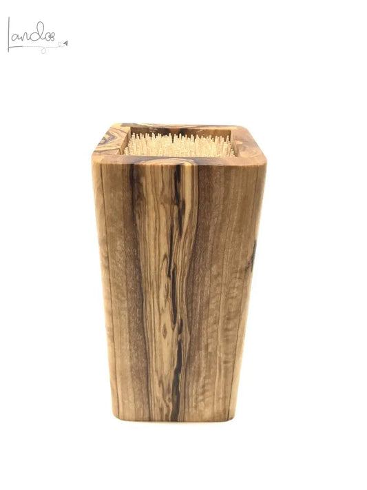 Utensilienblock  DESIGN für Küchenutensilien, aus Olivenholz olivenholz-erleben