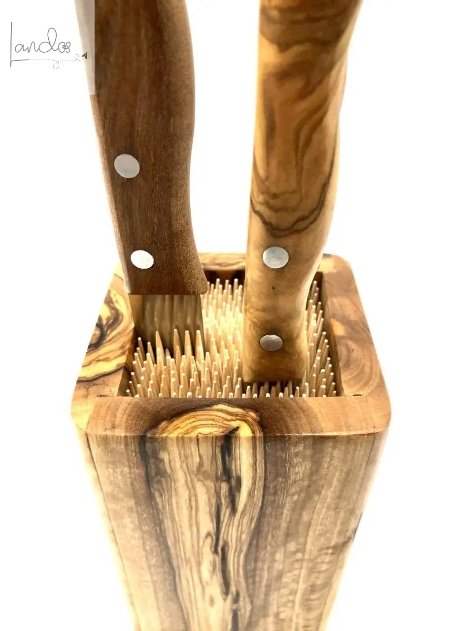 Utensilienblock  DESIGN für Küchenutensilien, aus Olivenholz olivenholz-erleben