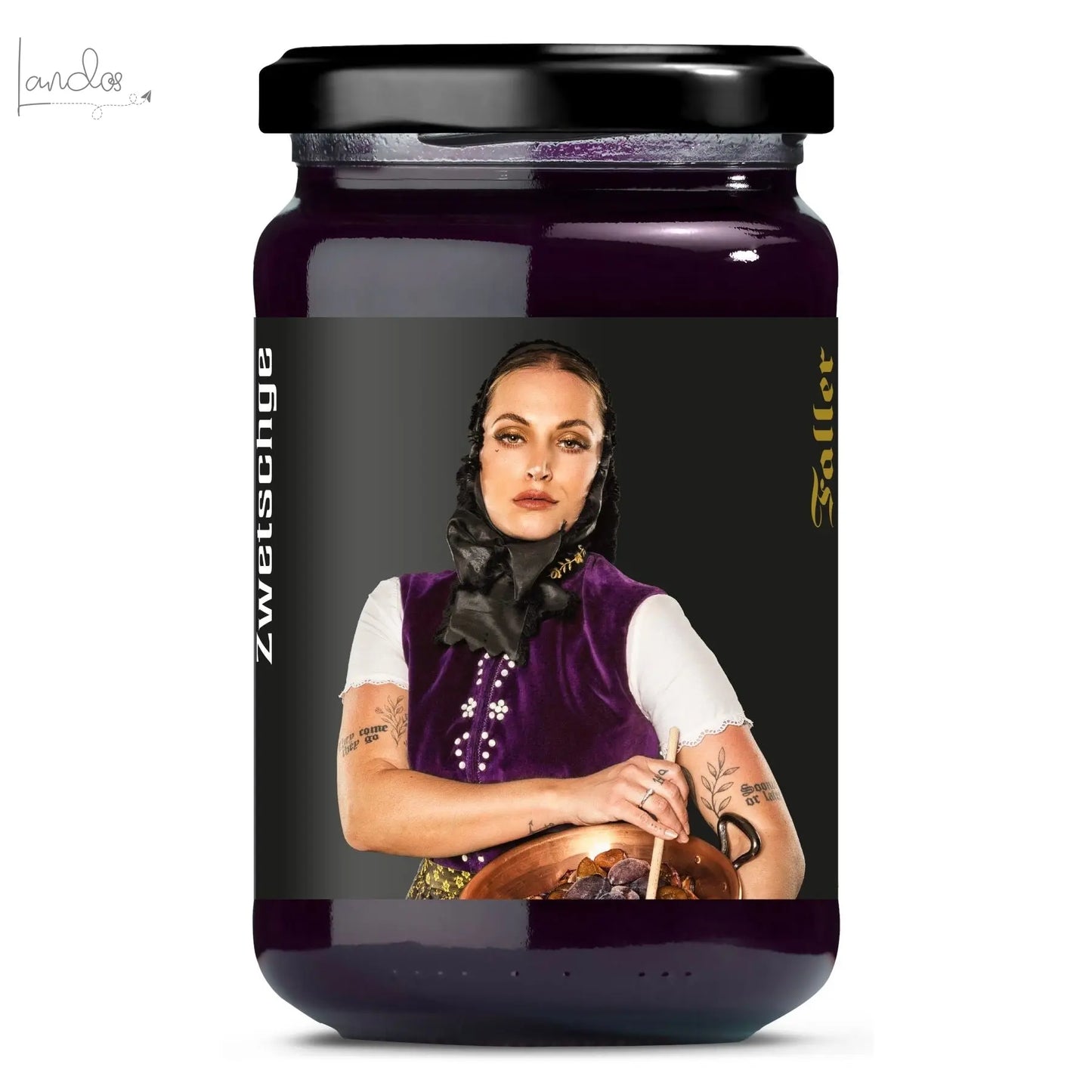 Zwetschgen Konfitüre Schwarzwaldtracht 330g Faller Konfitüren