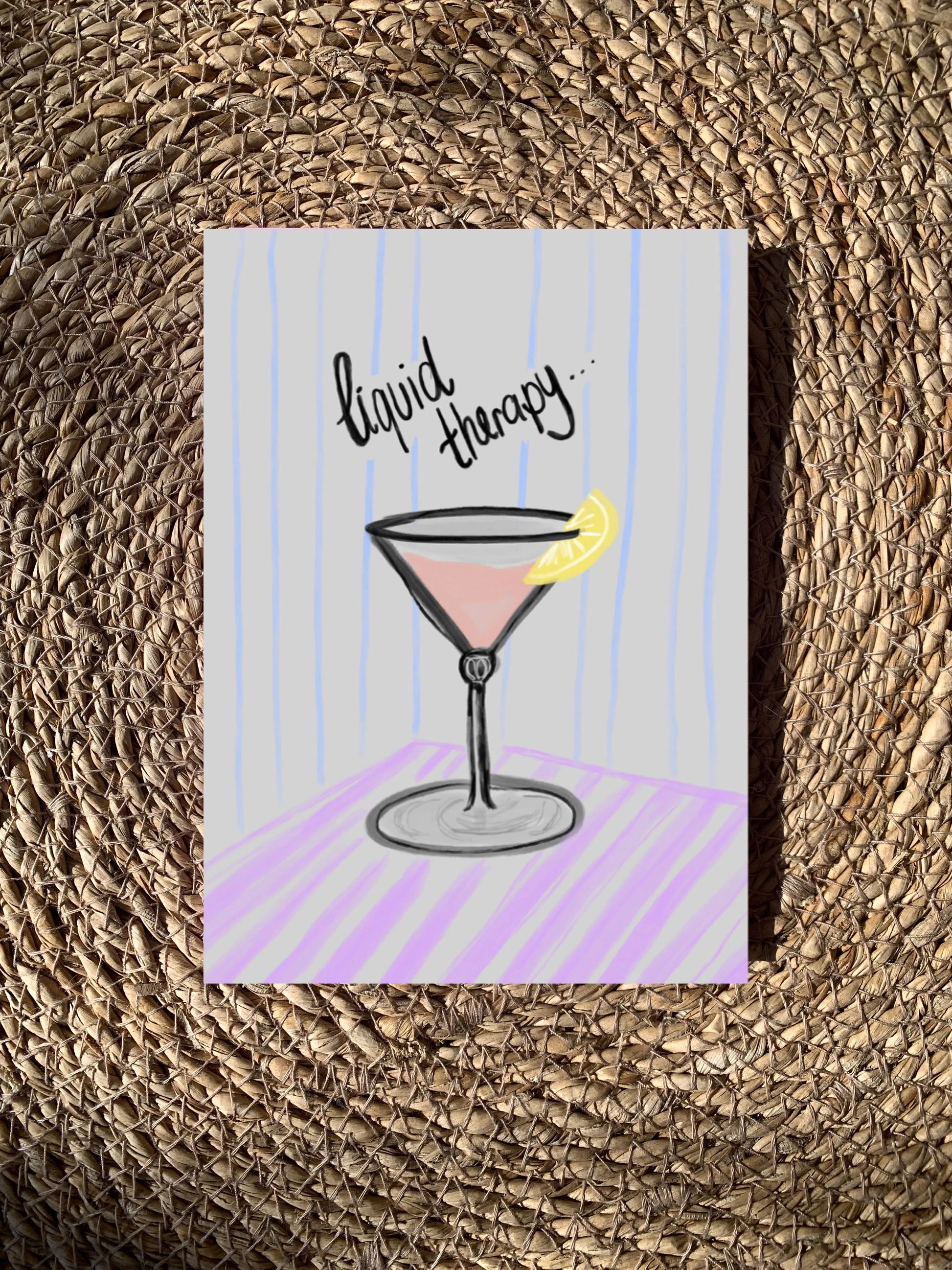 * Liquid Therapy * Postcard Ute Arnold / Hej.Ibiza