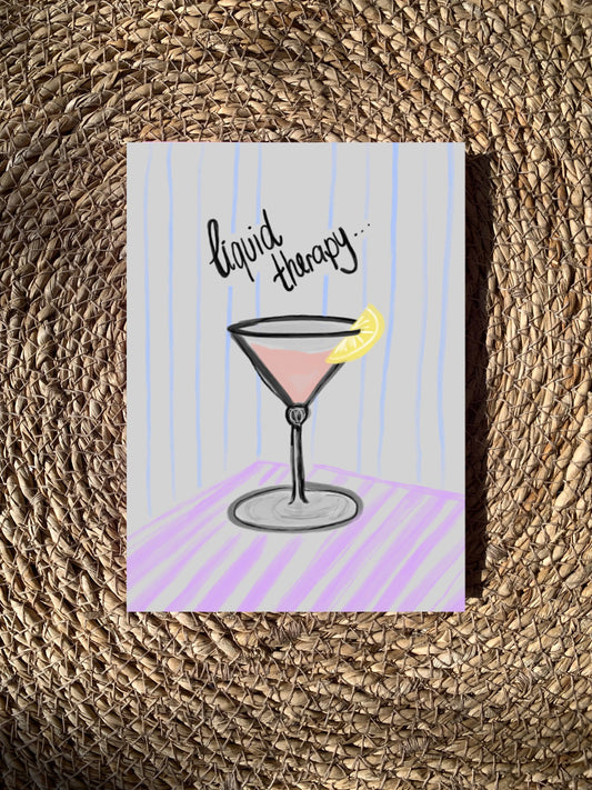 * Liquid Therapy * Postcard Ute Arnold / Hej.Ibiza