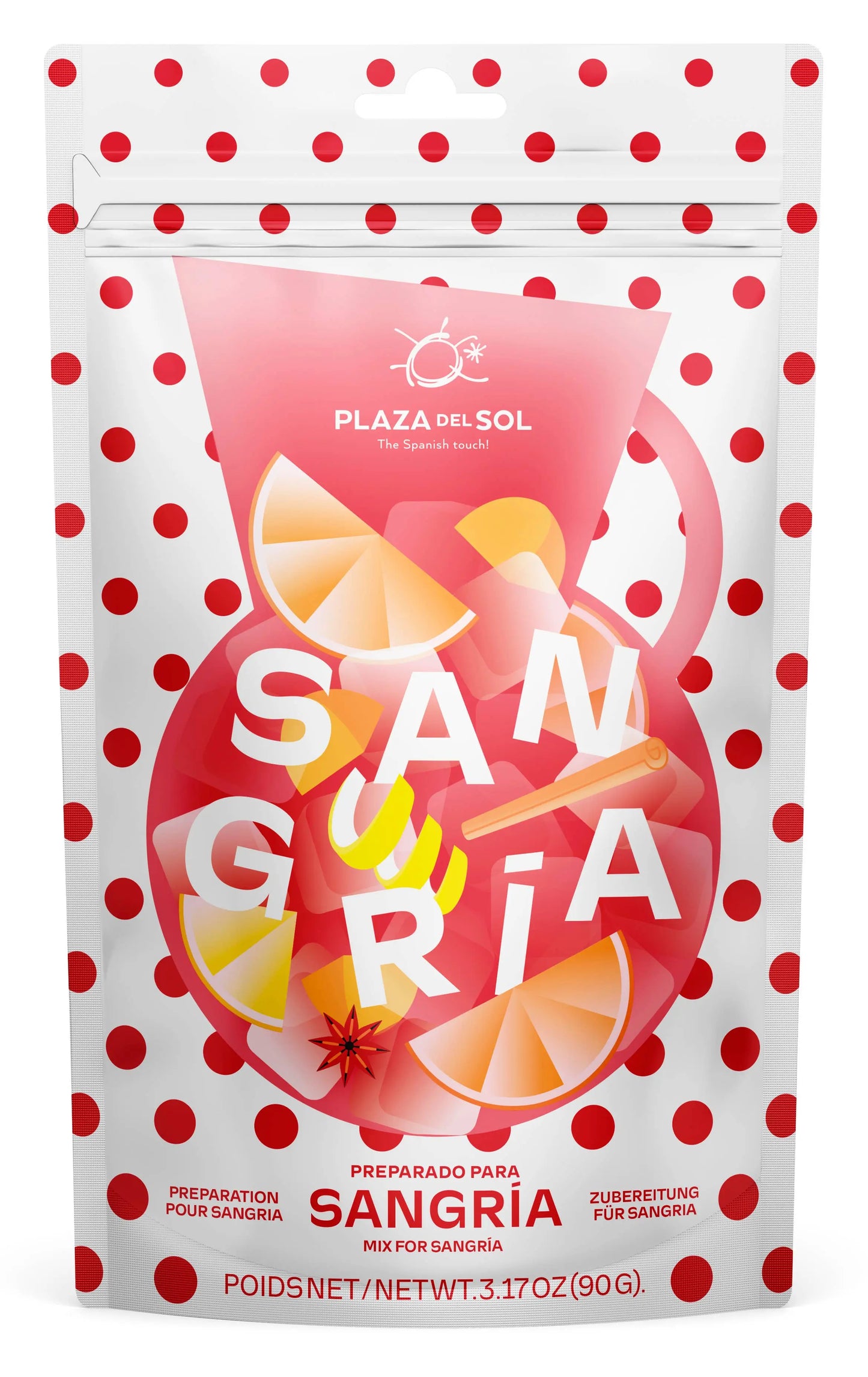 Preparation of sugars and spices for SANGRÍA 0,90g Plaza del sol