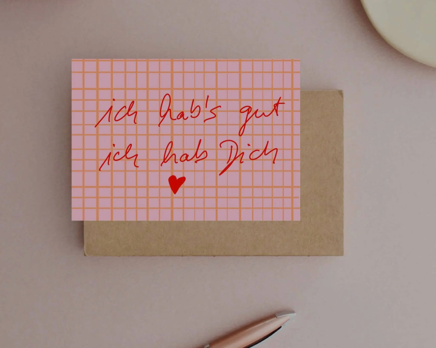 *I'm lucky to have you* Postcard Ute Arnold / Hej.Ibiza