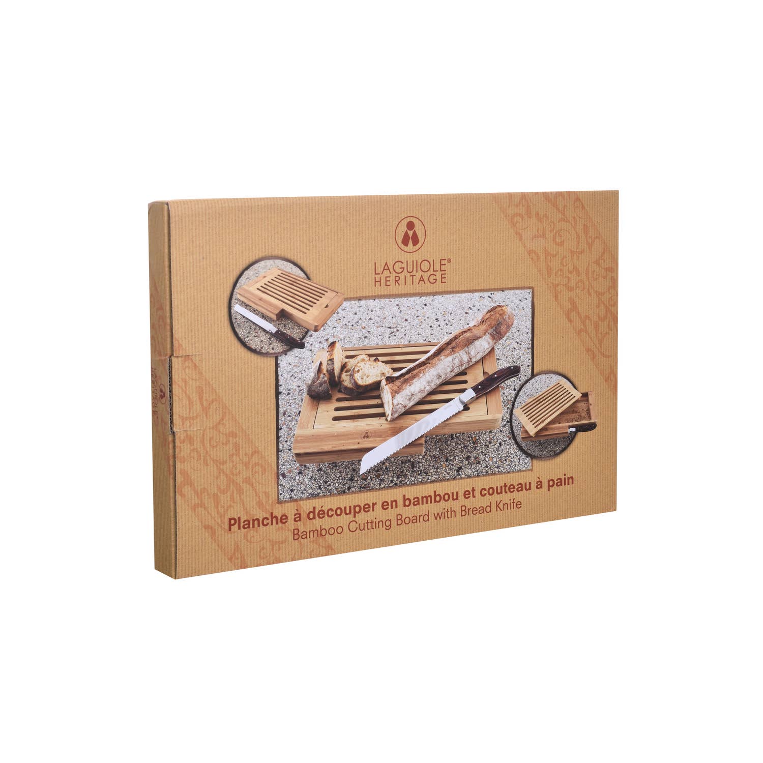 LAGUIOLE HERITAGE Bread Knife and Board LAGUIOLE HERITAGE