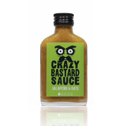 Jalapeño & Date 100ml Hot Sauce Crazy Bastard Sauce