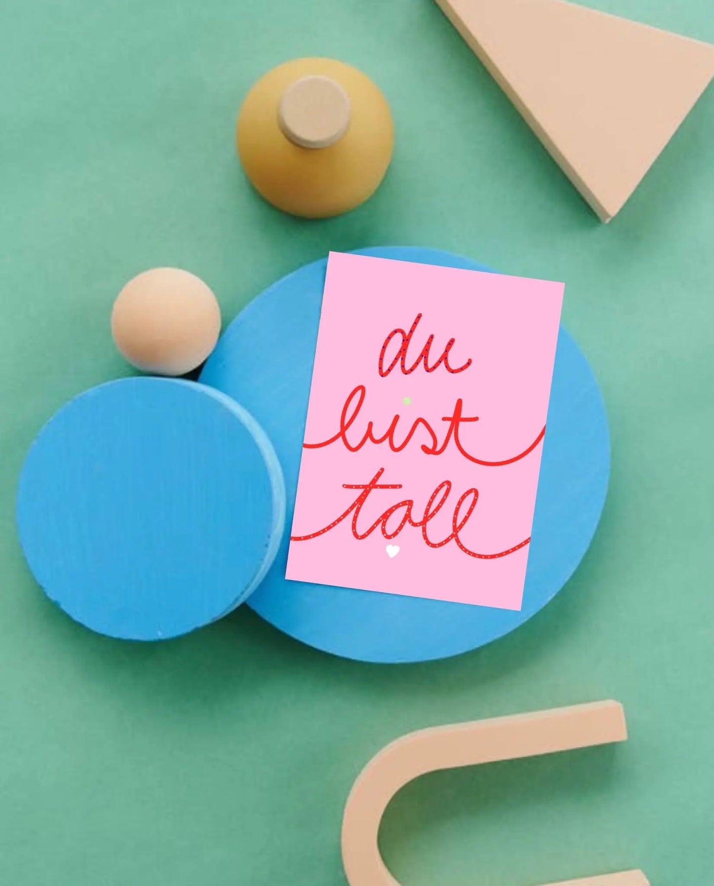 Postcard * You are awesome* Ute Arnold / Hej.Ibiza